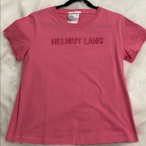 Helmut land pink t shirt